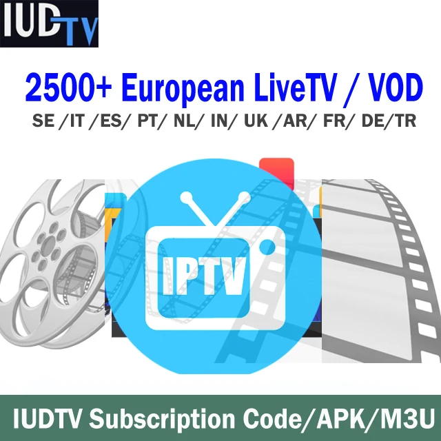 

24 Hours Free Test Code Africa IPTV Account Subscripton IUDTV 12 Months with Germany Turkey Somali Spanish UK Italia Channels, N/a