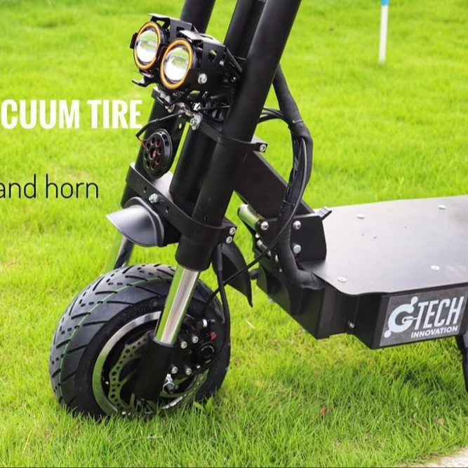 

Gtech Maxspeed 60-80KM/H Full Suspension foldable Electric Scooter, Black
