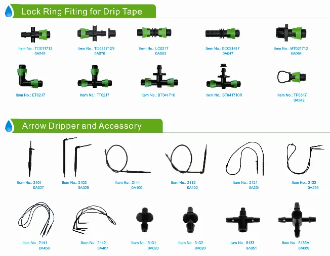 Fittings And Connectors For Drip Irrigation System - Buy Names Of Pvc ...