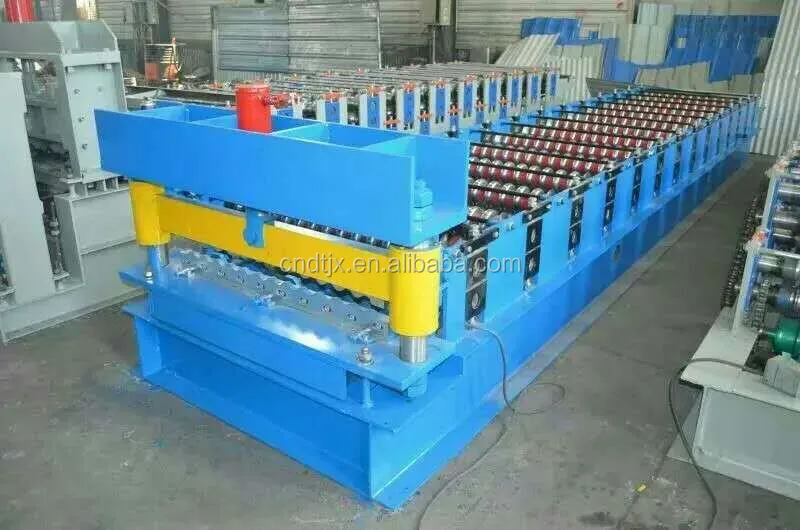 Steel Concrete Flooring Deck Roofing Panel Cold Roll Forming Machine