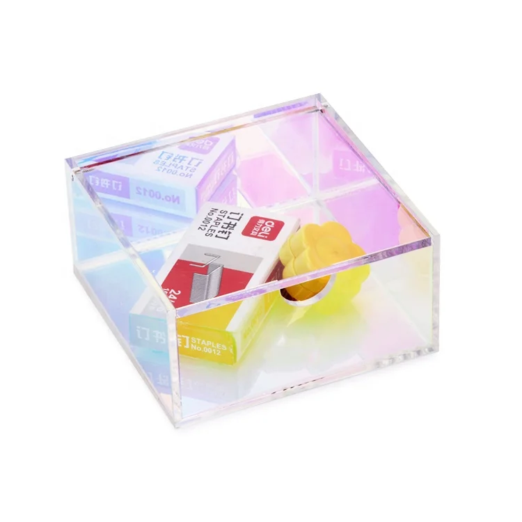 Iridescent Beautiful Acrylic Jewellery Box With Lid - Buy Iridescent ...