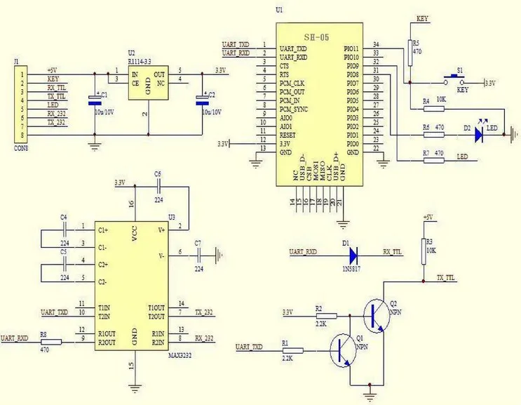 Принципиальная схема блютуз колонки Hc-05 Hc-06 Blue-tooth Module Lowest Price Blue-tooth Module - Buy Blue-tooth Mo