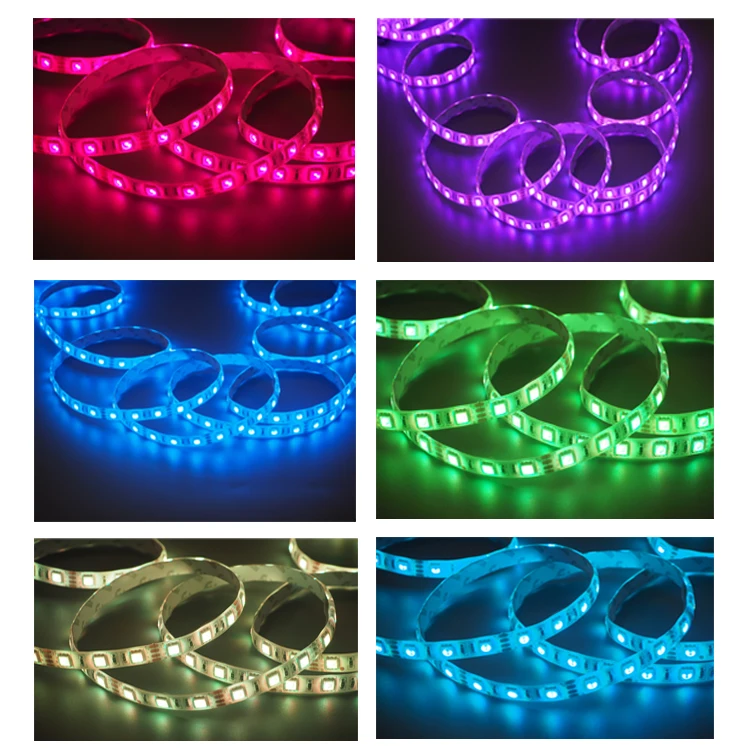 High Quality CE & RoHS 5050 RGB LED Lights Strips, RGB LED Stripes