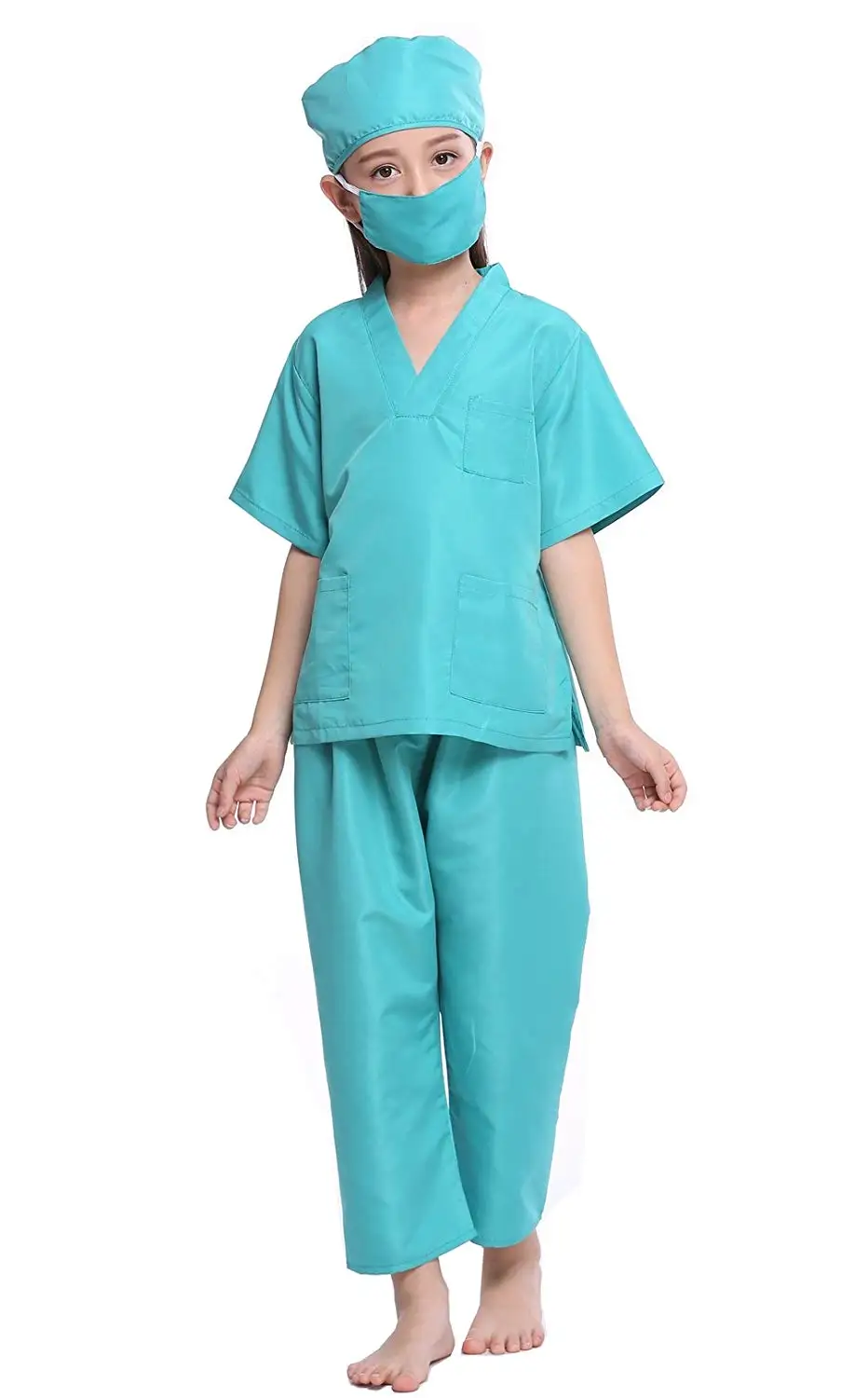 YOLSUN Kids Doctor Costume Play Set lab Coat Dress Up