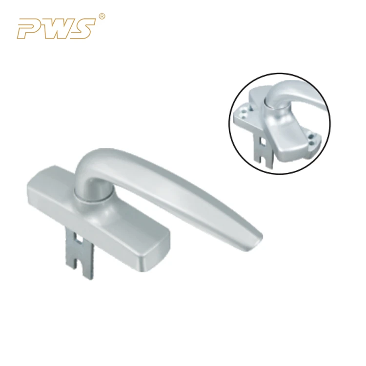 80118917 Pws Pvc Hardware Aluminium Window Handle Casement Door Handle