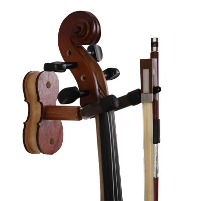 

Professional Violin Accessories Detachable Nature Wood Violin Wall Hanger