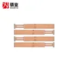 Adjustable & Expendable Organizer Bamboo Drawer Divider Set of 4
