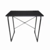 Modern metal frame wood top foldable computer desk table home computer desk