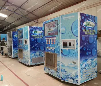 Automatic Bagged Cube Ice Vendor Vending Machine With Ice Capacity ...