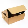 High Quality Paper Black Uv Coating Brand Replacement Shoe Boxes Shoes Cardboard Box