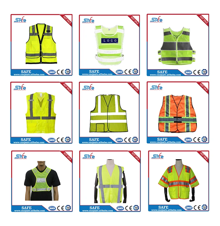 Manufacturer Shooting Safety Vests Reflective China Road Safety