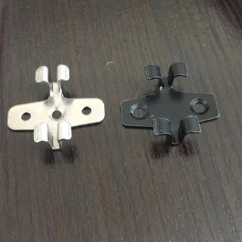 Black Metal Fastener Wpc Floor Decking Stainless Steel Clips And