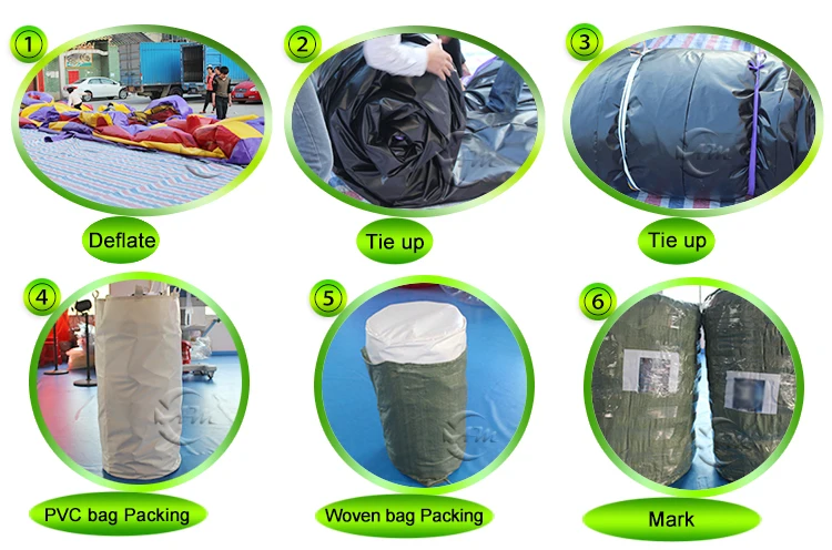 Giant Inflatable stair kids sliding toys frozen snow water slide with detachable pool 