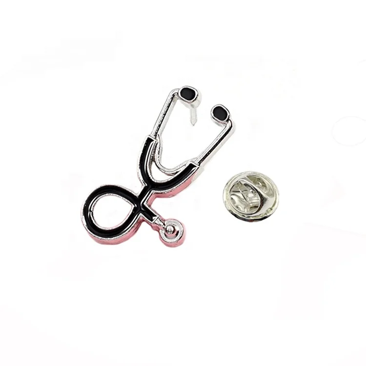 Cute Medical Enamel Stethoscope Brooch Pins For Doctor Nurse Buy