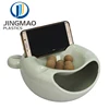 Household Sundries Plastic table trash can with Lazy phone support trash bin