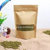 kraft paper ziplock stand up packaging pouch for tea&chips &snacks
