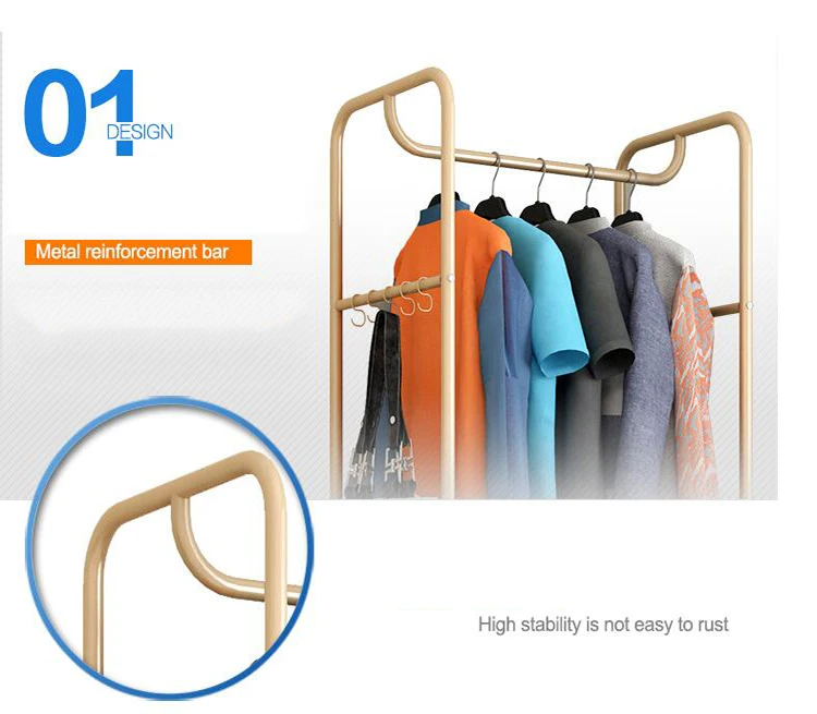 Modern Coat Rack Clothes Hanger Stand Multi-Function Rack
