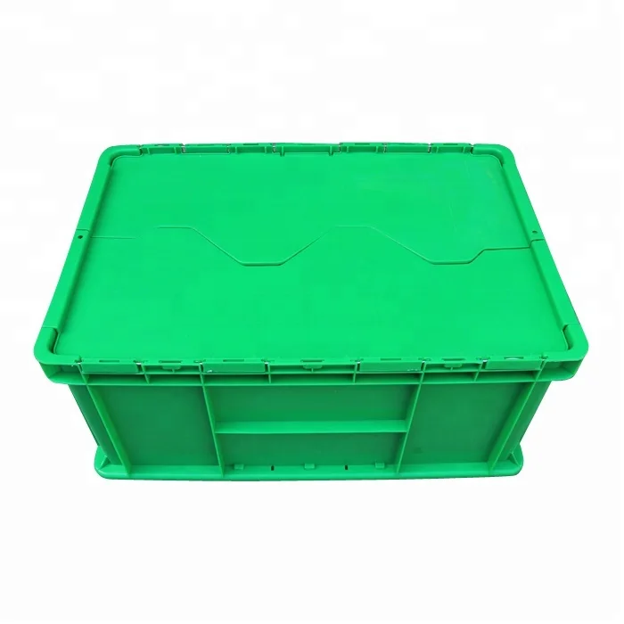 Qs Industrial Large Nest Stackable Plastic Totes Plastic Container Plastic Moving Crates