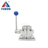 Sanitary Internal Threaded Flange And Clamp Butterfly Valve
