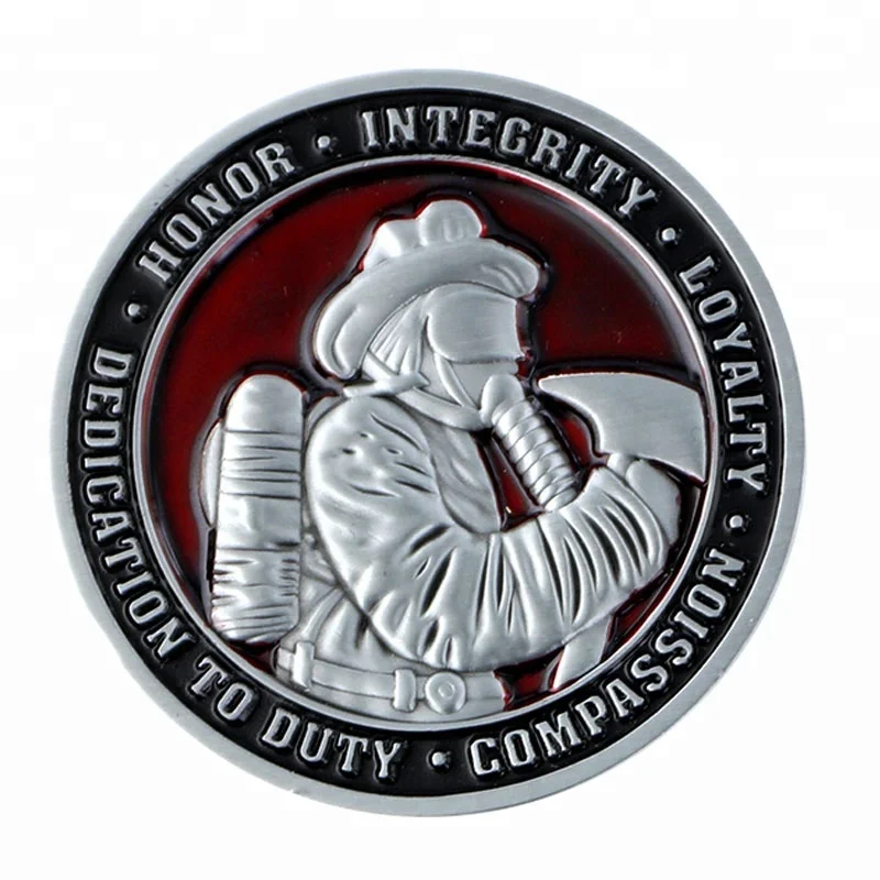 Cheap Custom Fire Department Firefighter Challenge Coin - Buy ...