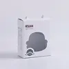 free sample custom logo white art paper baby shoe box with clear window rope