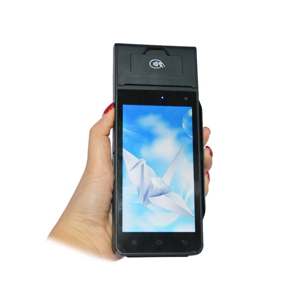 

5.0inch Touch Screen EMV Smart Handheld Android POS Terminal With Printer HCC-Z90