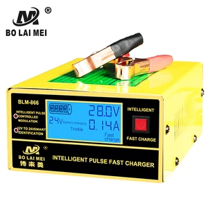 12V Smart Lead Acid Battery Charger LCD