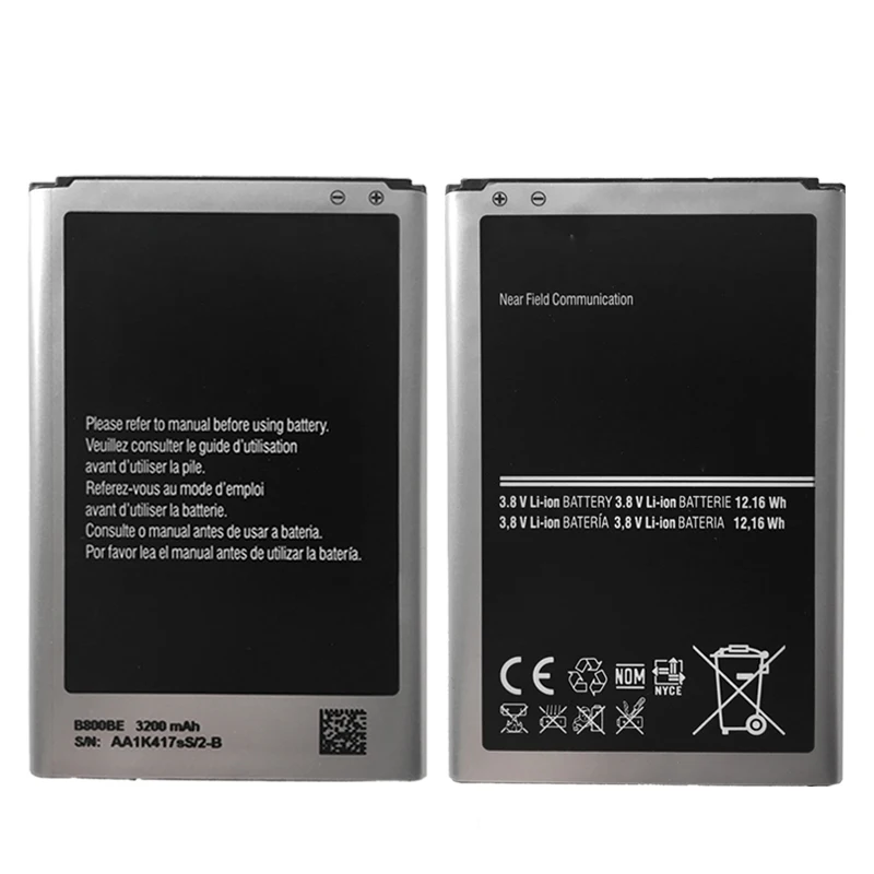 

OEM B800BC B800BE replacement battery for Samsung Galaxy NOTE 3 N900 N9002 N9009 N9008 N9006 N9005 Note3 battery