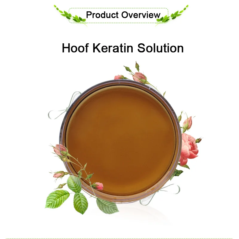 Agricultural grade hoof keratin solution for fertilizer