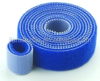 
Self-gripping micro cable ties roll double-side hook and loop tape 