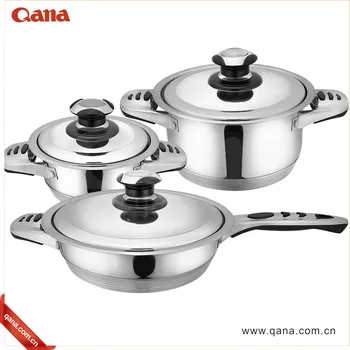 16 Unids Marca Suiza Swissline Acero Inoxidable Ollas Set Set Batería de Cocina 16 Piezas Swiss Line para Hogar o