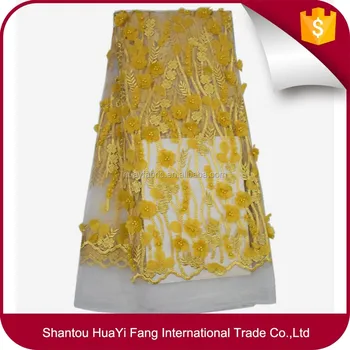 mustard lace fabric