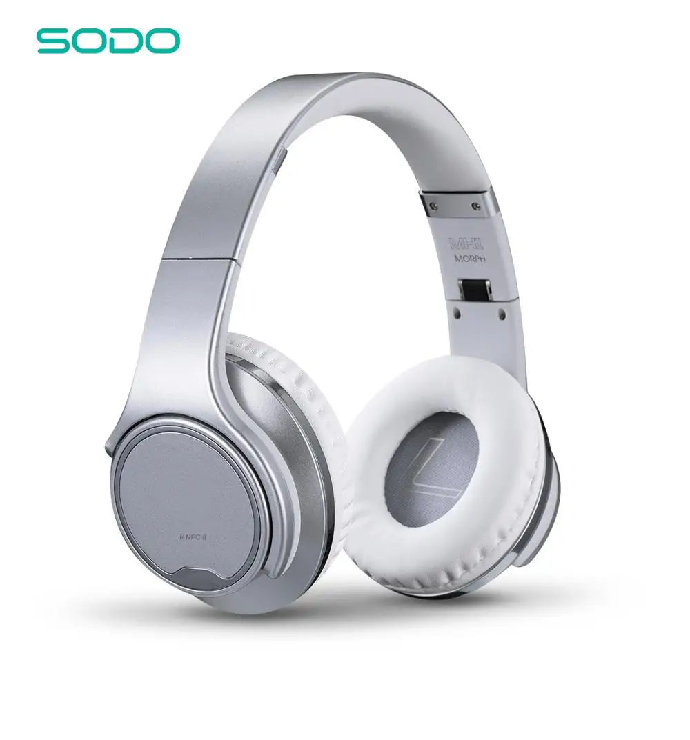 

SODO MH1 OEM Flip to Powerful Speaker Bluetooth Headphone (Accept Customize Logo and Package), Sliver;red;black;grey;rose gold