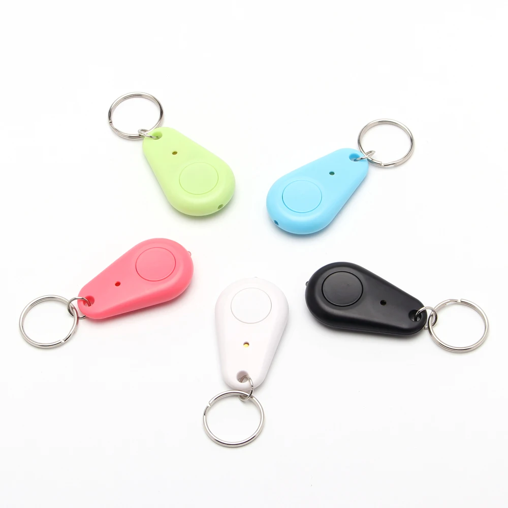 

2019 LED Key Finder Wireless Keychains Light Giveaways Keyring Custom Logo Whistle Beep Sound Control Torch Keychain