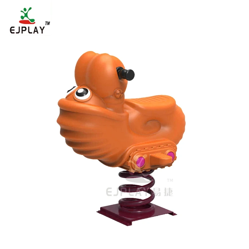 Kids Spring Mounted Rocking Animals Spring Rocking Horse - Fun and Safe Outdoor Toy for Kids