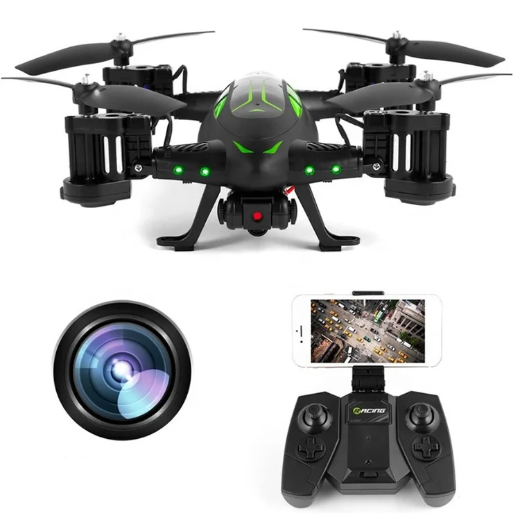 

Hot selling 2.4G helicopter quadcopter drone rc flying car for kids