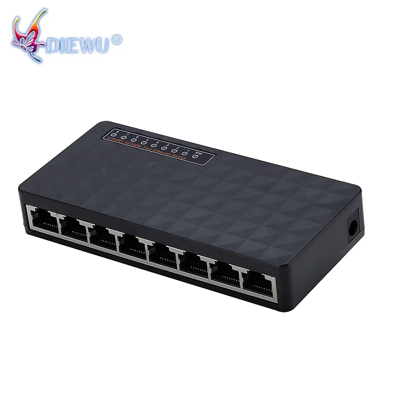 

Diewu IC plus chip 178G 8 ports fast ethernet switch network switch for PC networking