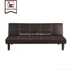 PU Leather Convertible 3 Seater Sofa bed / Futon