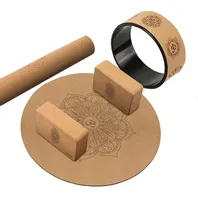 

Wholesale All Yoga Starter Kit Yoga Wheel Fitness Engraved Cork Brick Anti Tear Chakra Cork Yoga Mat Manufacturer