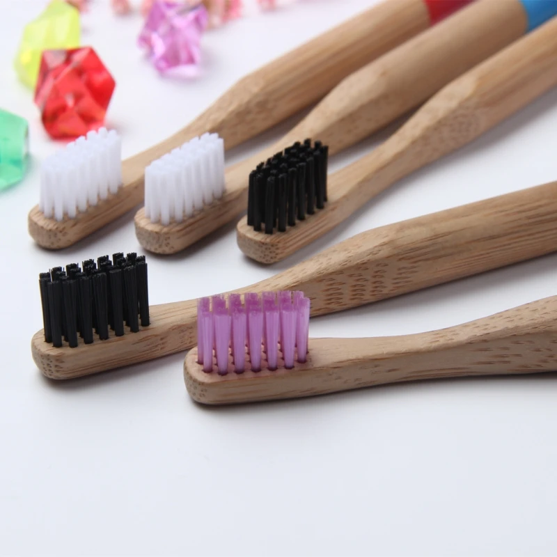 Toothbrush Bamboo Charcoal Eco Friendly With Toothbrush Case And Holder