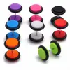 Fake Plugs Acrylic Neon Ear Taper with O-rings