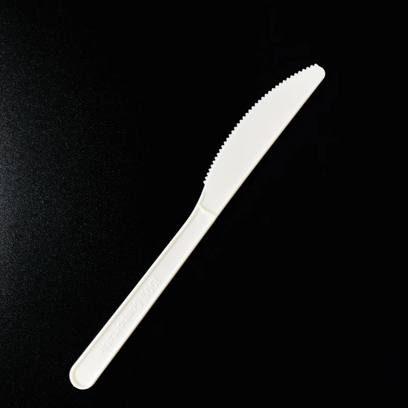
6.5 INCH CPLA fork with customized bio. bag wrapped 