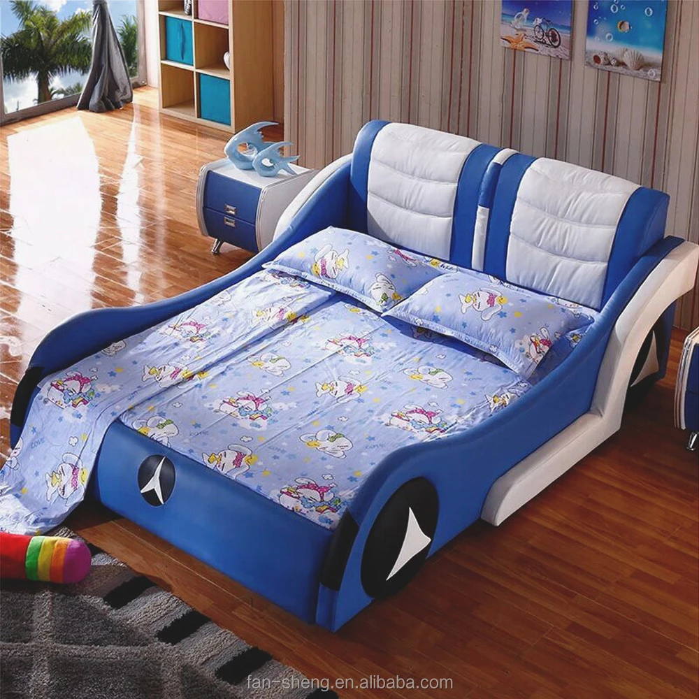 Fansheng bmw auto stijl kinderen bed, volwassen kinderen auto bed ... Bed voor twee peuters