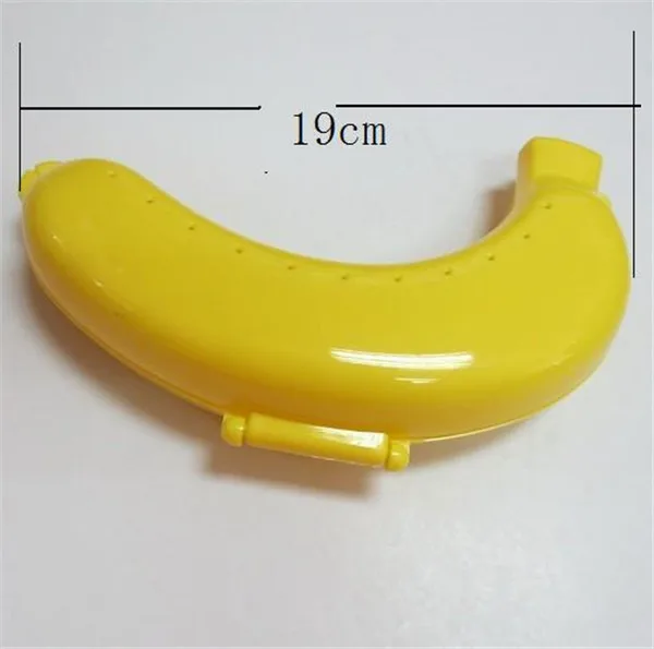 REKYO 3pcs Banana protection case Plastic fruit storage box holder carrier 