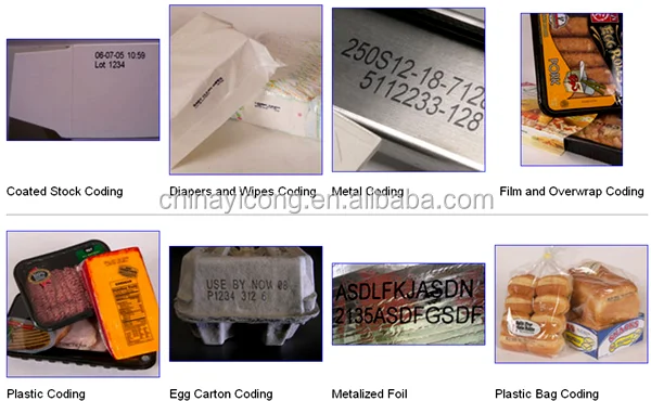 Inkject Printer batch expiry date coding machine