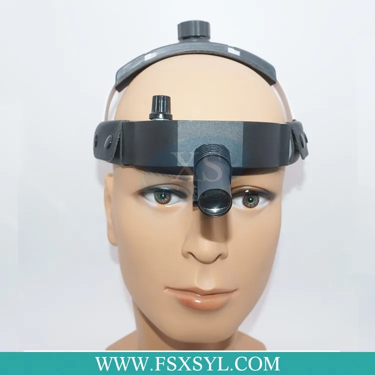 Dental Leather Head-mounted Magnifier 3w Dental Loupes With Led ...