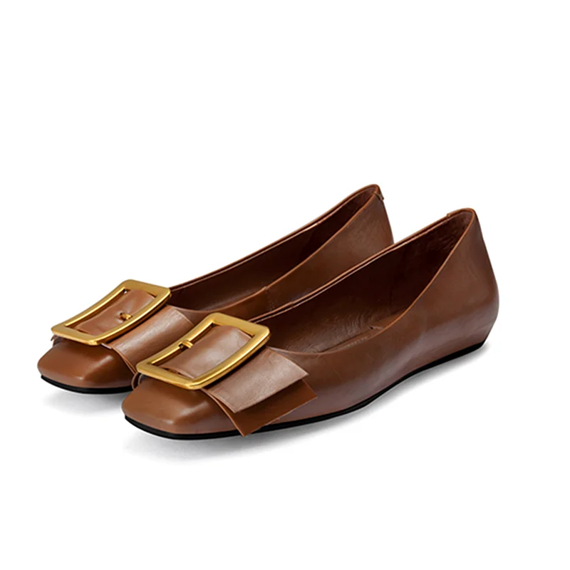 ladies flat slip-on dress shoes