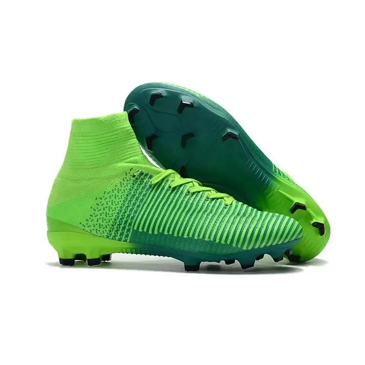 

High Ankle Mens Superfly Cr7 FG Outdoor Cleats Football Boots Soccer Shoes, Any color is available