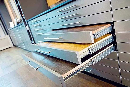 Jieyang Good Quality 2-fold Kitchen Cabinet Sliding Rails - Buy 2-fold