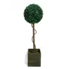 Factory Sale artificial plants bonsai artificial topiary trees double ball topiary trees for decoration